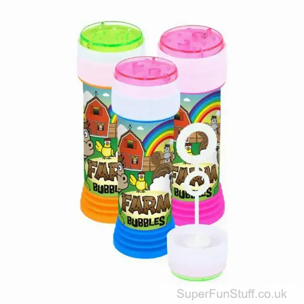 Farm Animal 60ml Bubble Tub With Wand | Bubble Toy For Children