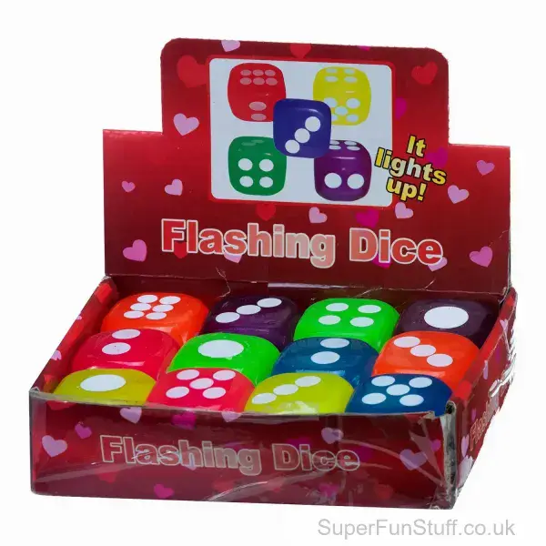 Flashing Large Dice Toy - 4cm | Fun Birthday Gift For Children
