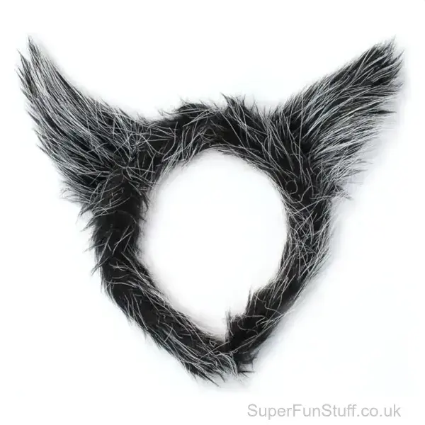 Fluffy Werewolf Headband - Fancy Dress Alice band | Halloween Fancy Dress UK