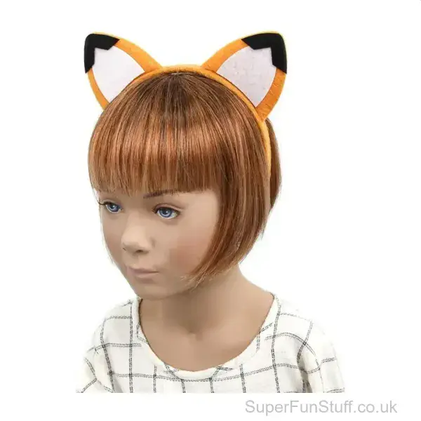 Fox Ears Headband with Tail Fancy Dress Set | Animal Dress Up Outfit