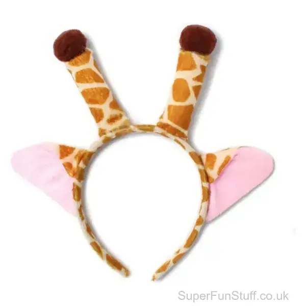 Giraffe Ears Fancy Dress Aliceband | Zoo Animal Themed Party Headband