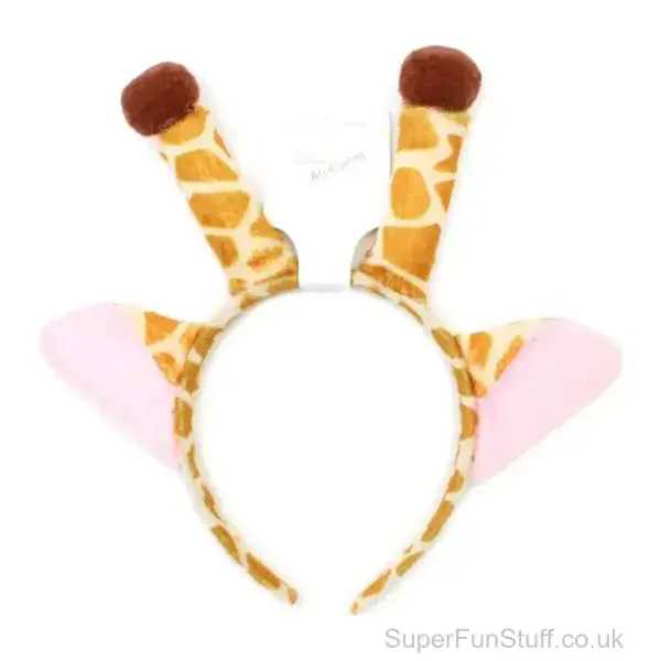 Giraffe Ears Fancy Dress Aliceband | Zoo Animal Themed Party Headband