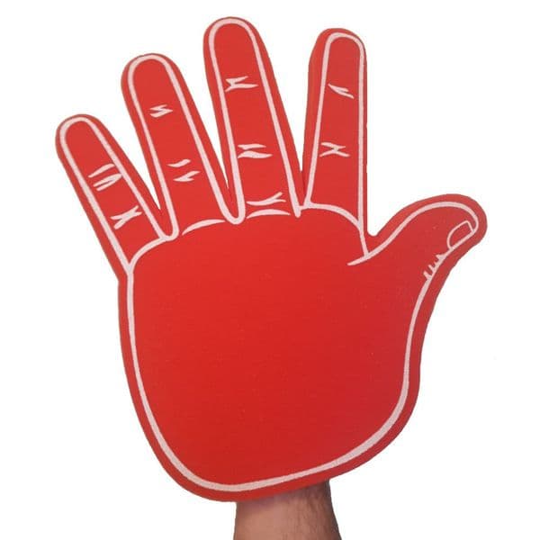 Giant High Five Foam Hands | Big Hand for Gigs, Festivals & Promotions | 7 Colours