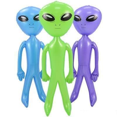 Inflatable Alien - Extra Large | Kids Blow Up Alien Toy