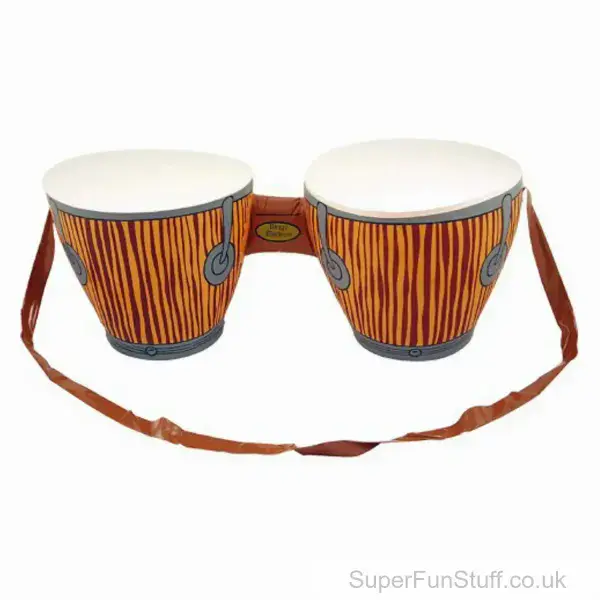 Inflatable Bongo Drum & Strap | Playful Percussion for Memorable Moments | Jungle Party Toys UK