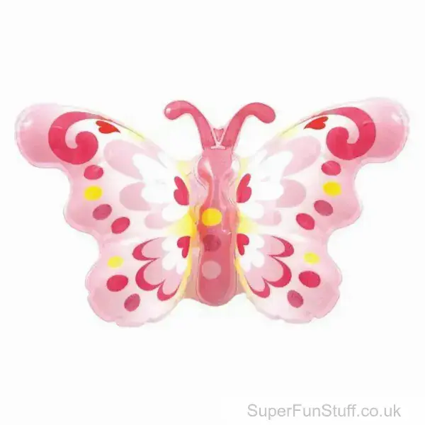Inflatable Butterfly on Wristband Toy - 25cm | Kid's Fancy Dress Accessory