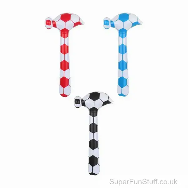 Inflatable Football Hammer - 86cm | Football Match Crowd Waver Prop | Kids Sports Toy