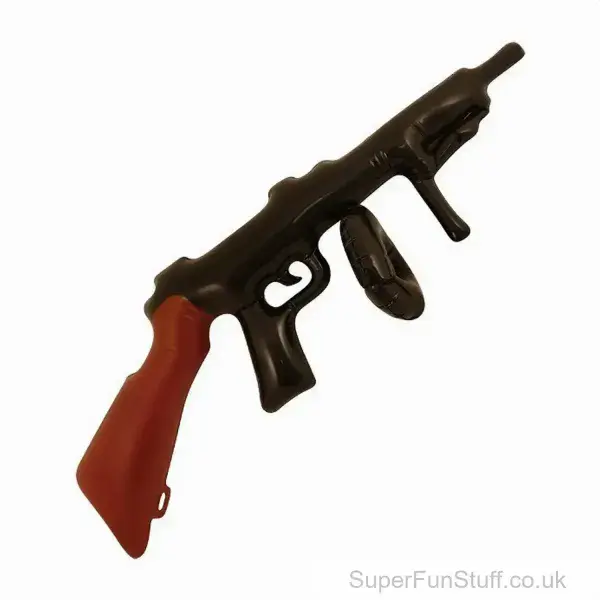 Inflatable Gangster Tommy Gun - 80cm | 1920's Al Capone Fancy Dress Prop