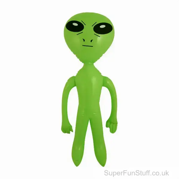 Inflatable Green Alien - 64cm | Blow Up Toys for Kids Parties
