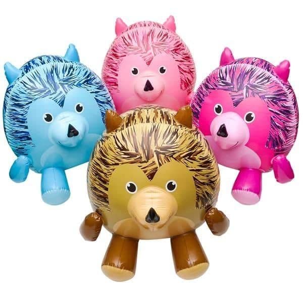 Inflatable Hedgehogs - 4 Colours | Kids' Birthday Party Novelty
