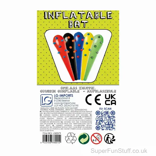 Inflatable Medieval Club With Spikes - 85cm | Fancy Dress Accessories UK