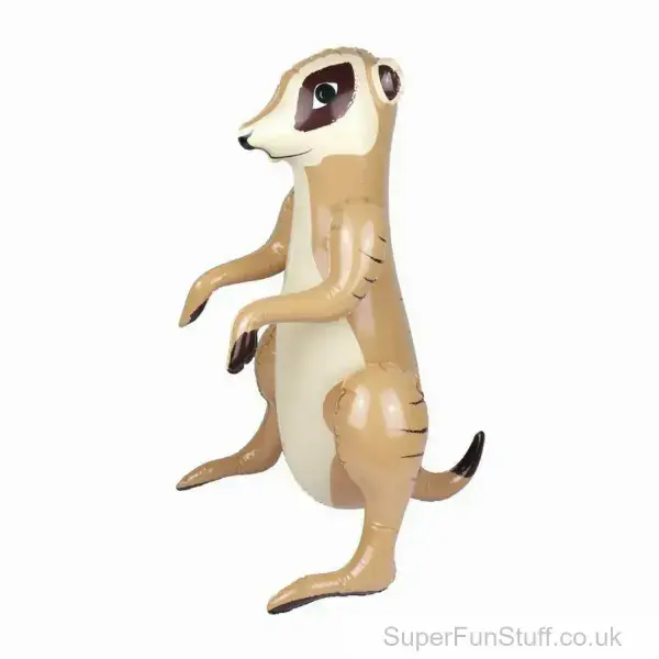 Inflatable Meerkat Toy - Fun Jungle-Themed Decoration & Playmate | Animal Party Toys UK