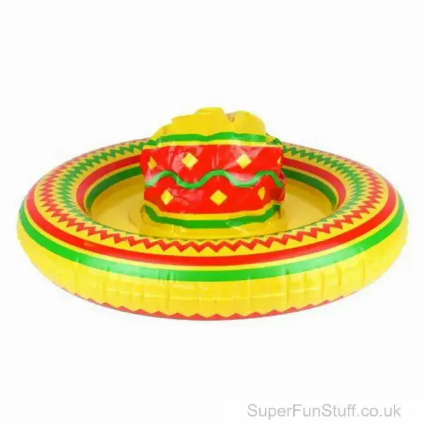 Inflatable Sombrero - 53cm | Mexican Fancy Dress Hat Accessory