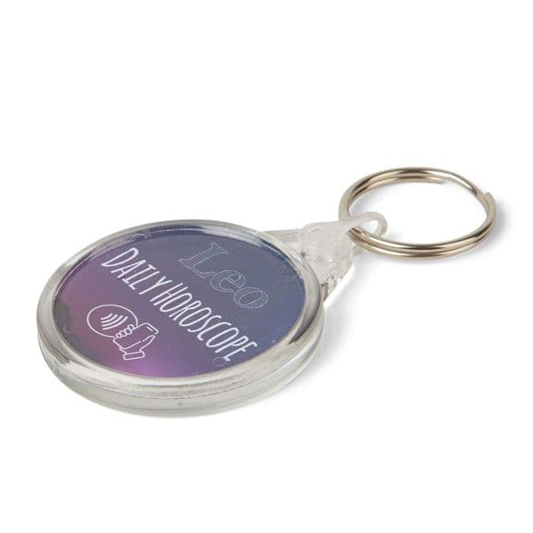 Interactive Zodiac Sign Keyring | Daily Horoscope, Lucky Number, and Colour | Perfect Star Sign Gift