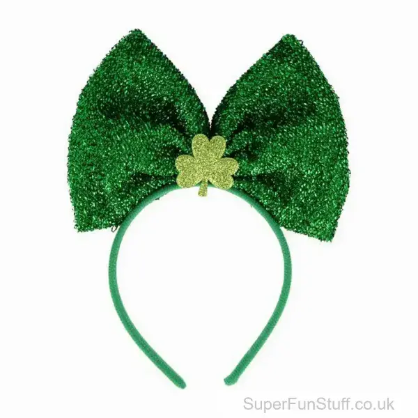 Irish Shamrock Headband - Adult Size | Ireland Aliceband Fancy Dress
