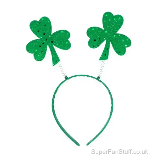 Irish Shamrock Headband - Adult Size | Ireland Aliceband Fancy Dress