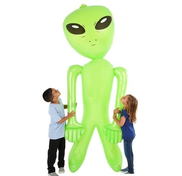 Jumbo Inflatable Alien - 8 Feet Tall | Novelty Party Accessory