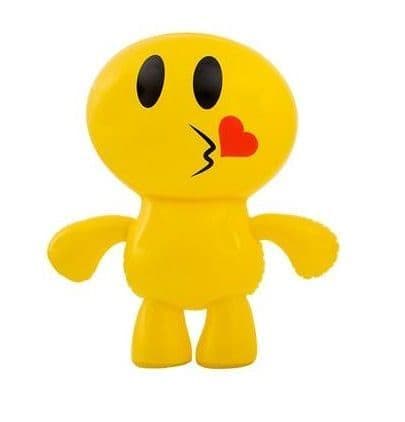 Inflatable Emoji Man Toy | Kissing Smiley Emoticon