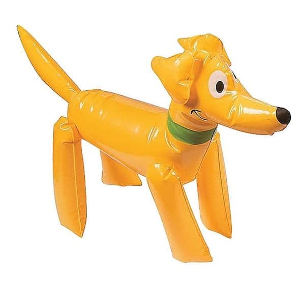 Labrador Inflatable Golden Brown Dog | Fun Kids Pet Themed Party Toy