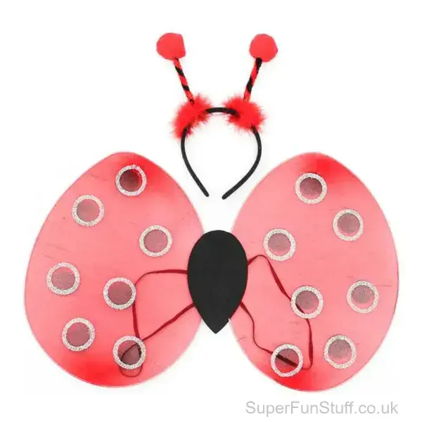 Ladybird Fancy Dress Costume for Kids | Wings and Boppers