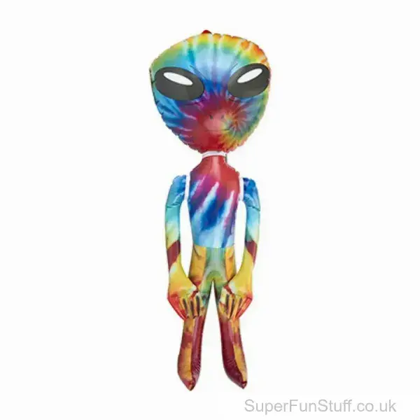 Large Inflatable Alien - Multicolour - 90cm | Fun Party Prop