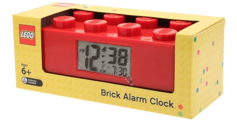Lego Brick Digital Alarm Clock Super Fun Branded Gifts
