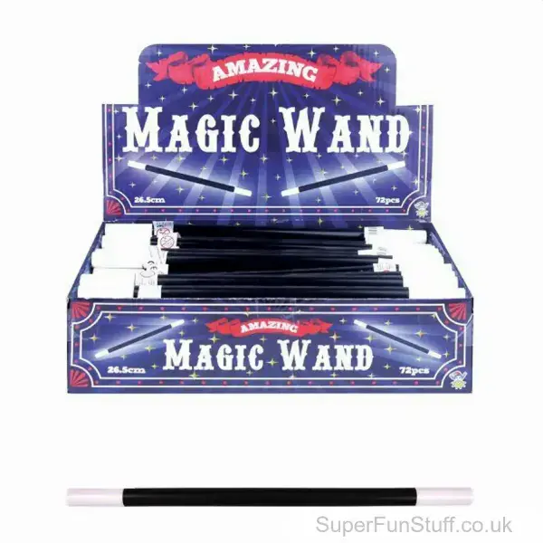 Magician's Magic Wand Prop - 26.5cm | Magician Fancy Dress Accessory | Kid's Magic Party
