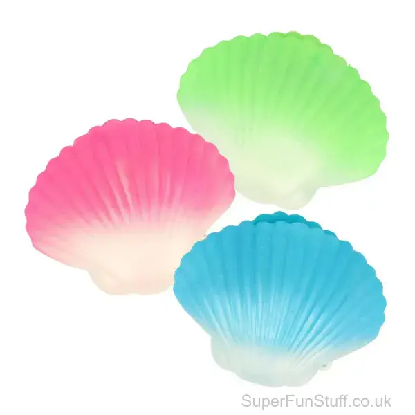 Mermaid Shell Squishy Fidget Toy With Figure - 9cm