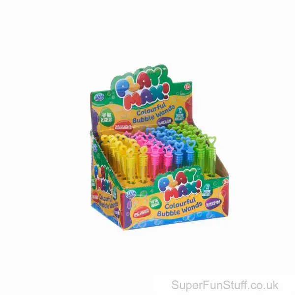 Mini Bubble Tube With Wand - 4ml | Bubble Toy Party Bag Filler
