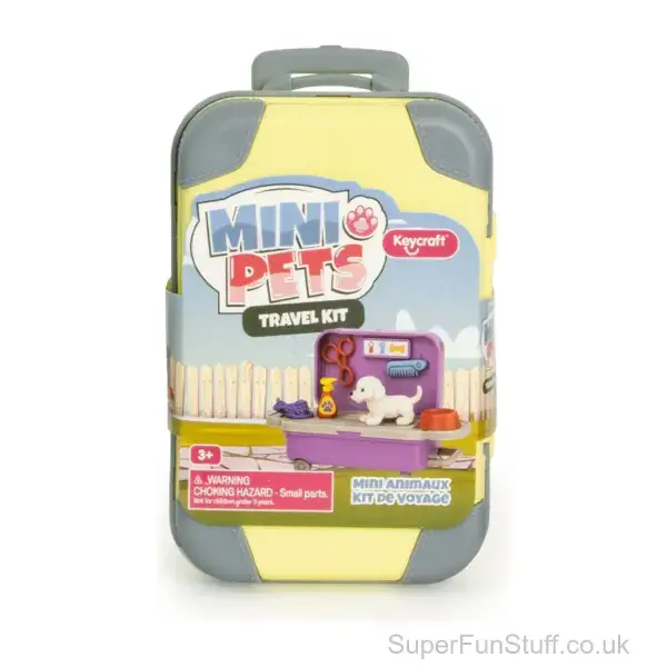 Mini Puppy Pets Travel Kit Toy - 15cm | Gifts For Girls