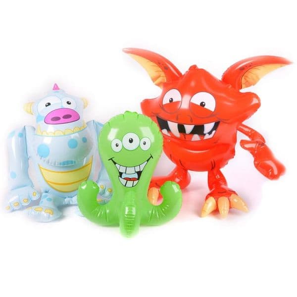 Inflatable Monsters | Blow Up Novelty Toy | Halloween Party Stuff