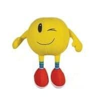 Novelty Emoji Soft Plush Toy - Winking Smiley Gift