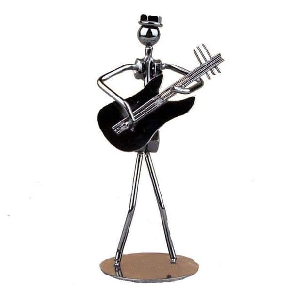Nuts & Bolts Metal Figure - Guitar Player | Desk Gifts
