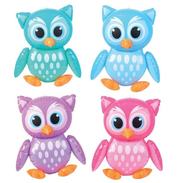 Inflatable Owl Toy | Blow Up Animals and Novelties