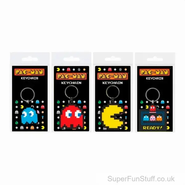 Pac-Man 2D Keyring - 5cm | 80's Arcade Game Themed Novelty Gift