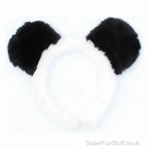 Panda Ears Fancy Dress Aliceband | Zoo Animal Themed Party Headband