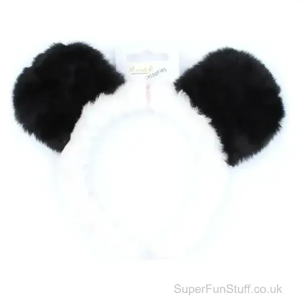 Panda Ears Fancy Dress Aliceband | Zoo Animal Themed Party Headband