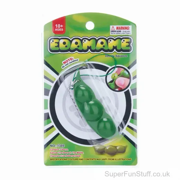 Pea Pod Popper Sensory Keyring - 7cm | Stress Toy Keychain