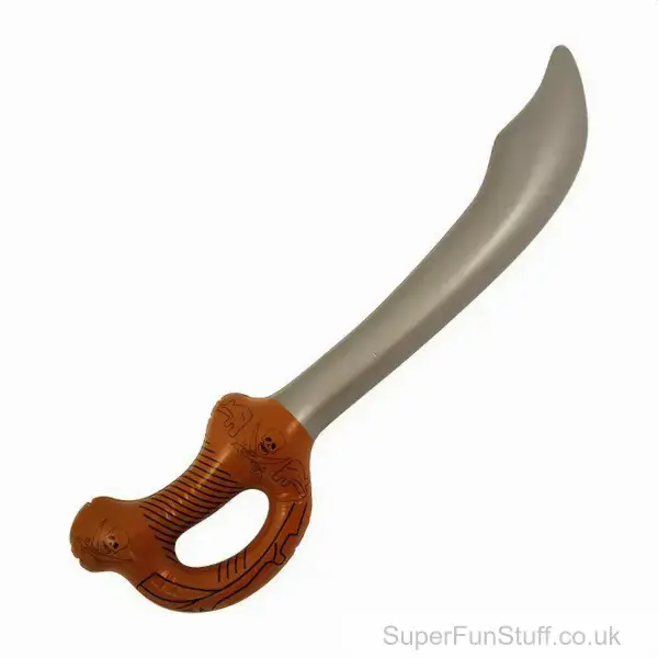 Pirate Sword Cutlass Inflatable - 60cm | Blow Up Toy Weapons