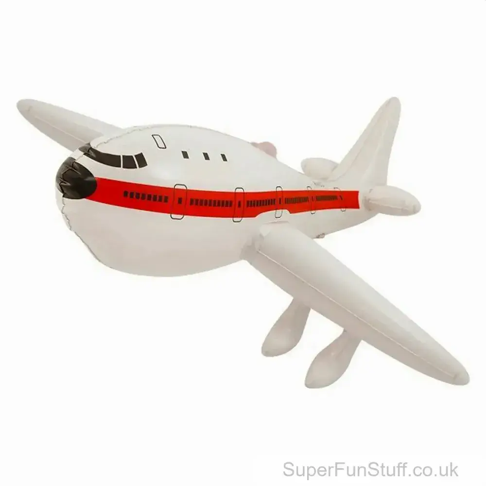 Flight Inflatable Plane Inflatable White 747 - 50cm | Kid's Inflatable Toys UK