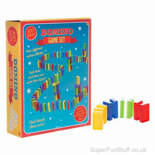 Plastic Dominoes 100 Piece Set For Kids | Rainy Day Toys For Children