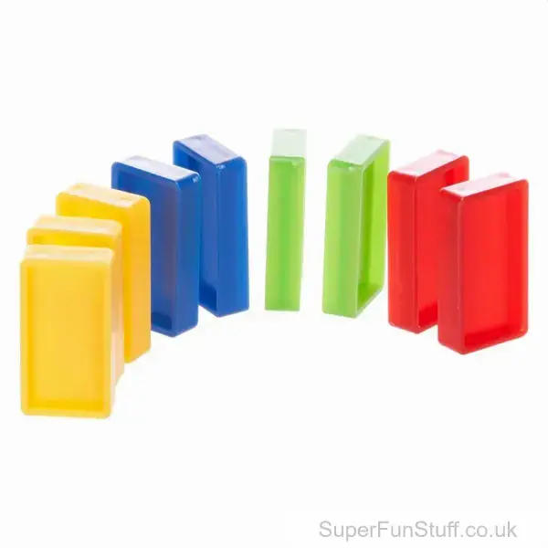 Plastic Dominoes 100 Piece Set For Kids | Rainy Day Toys For Children