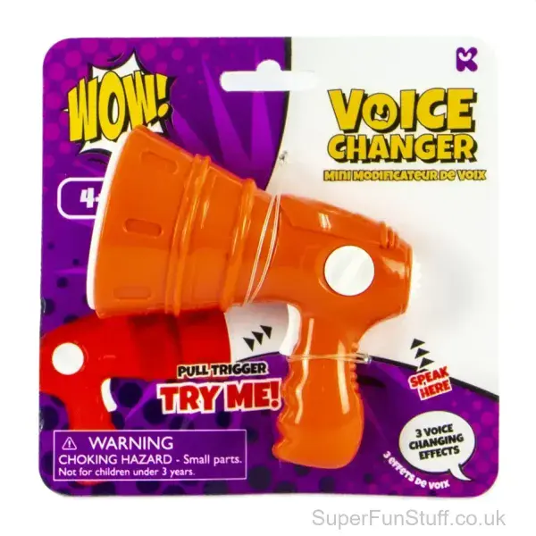 Portable Voice Changer Toy For Kids - 15cm