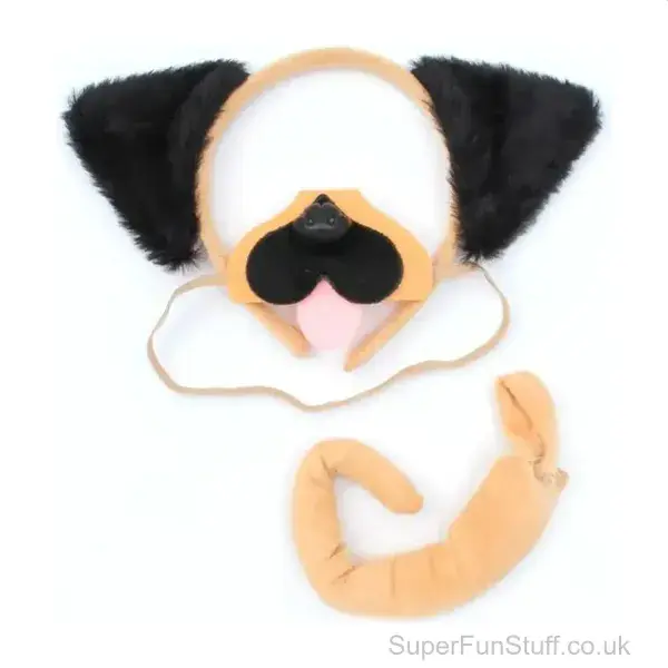 Pug Dog Fancy Dress Set | Doggy Fancy Dress Outfit | SuperFunStuff.co.uk