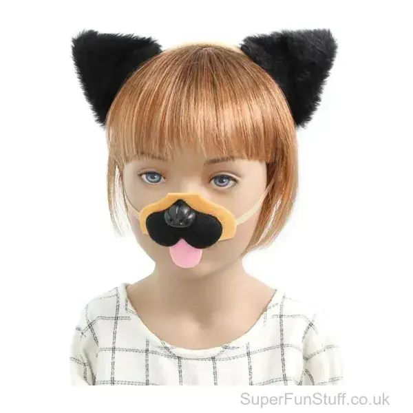 Pug Dog Fancy Dress Set | Doggy Fancy Dress Outfit | SuperFunStuff.co.uk