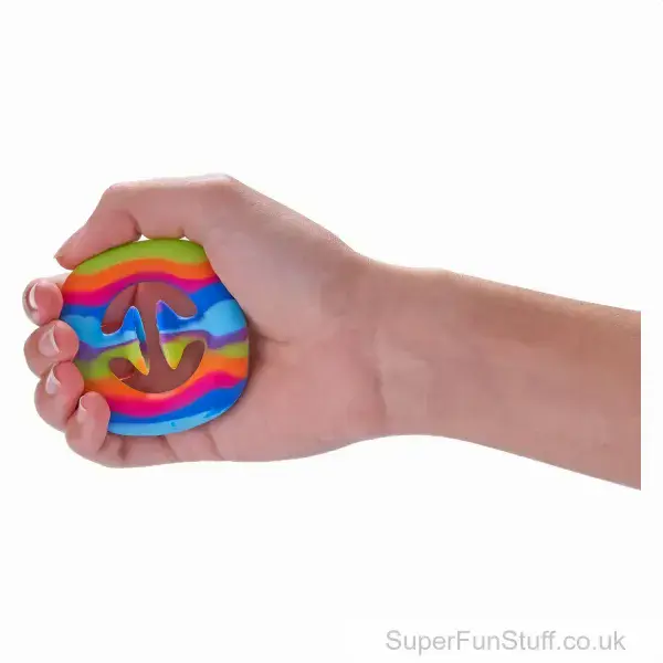 Rainbow Pop It Fidget Toy On Bag Clip - 8cm | Fidget Toy For Kids