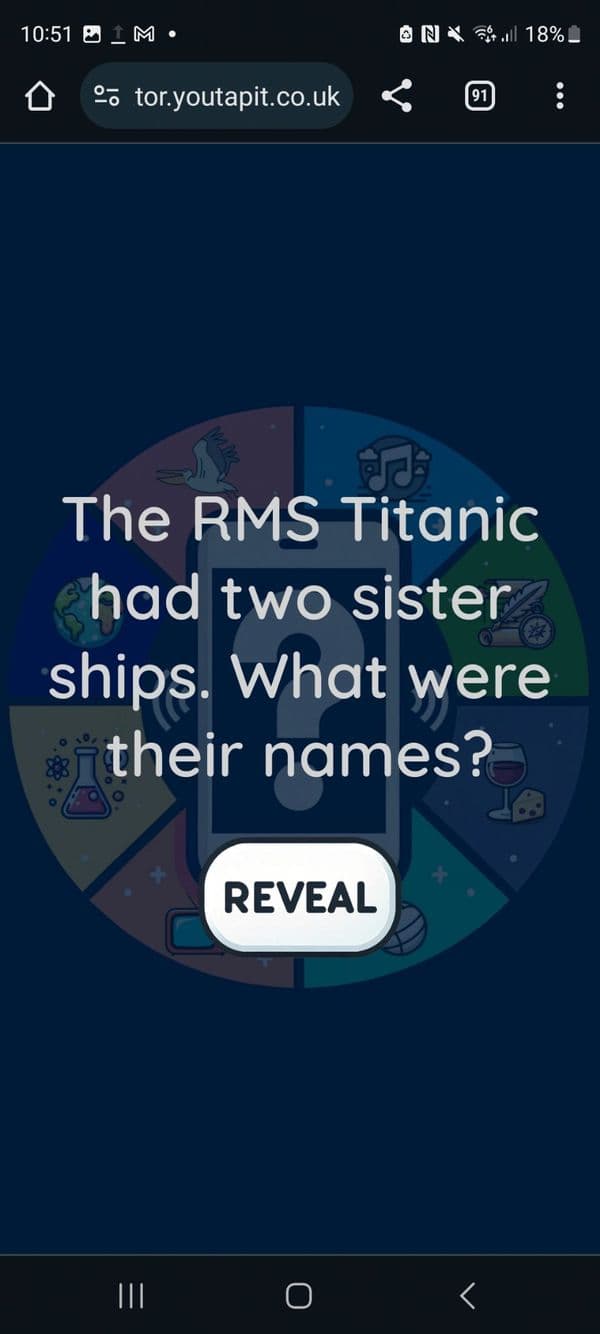 Random Quiz Question Sticker | Office Pub Quiz Gift Idea | Trivia Present For Him