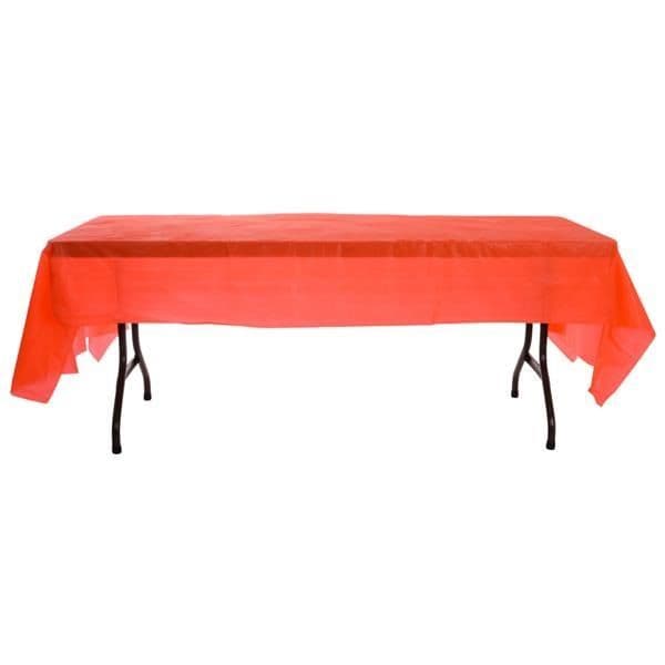 Red Plastic Tablecloths | Birthday Party Supplies | Wipe Clean Table Cover For Parties UK