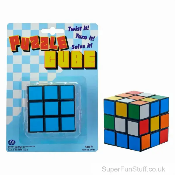 Retro Puzzle Cube Toy - 6cm | Fidget Sensory Toy For Kids