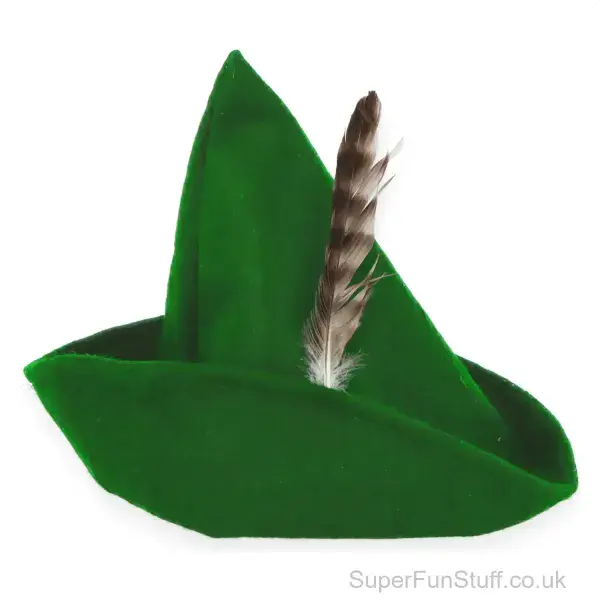 Robin Hood Green Fancy Dress Hat | Adult Costume Additions